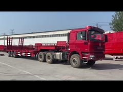 Three-axle 60-ton low-bed semi-trailer